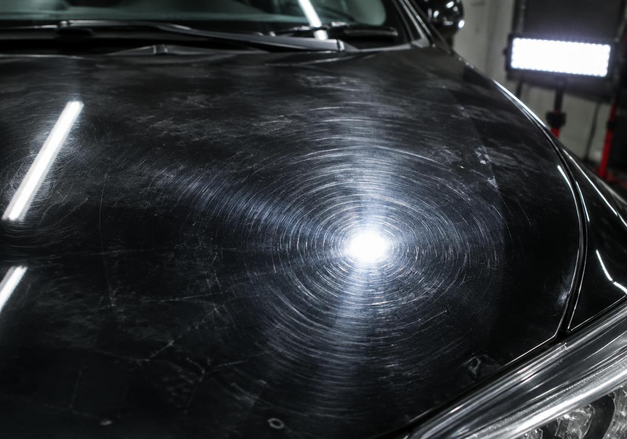 Paint correction before